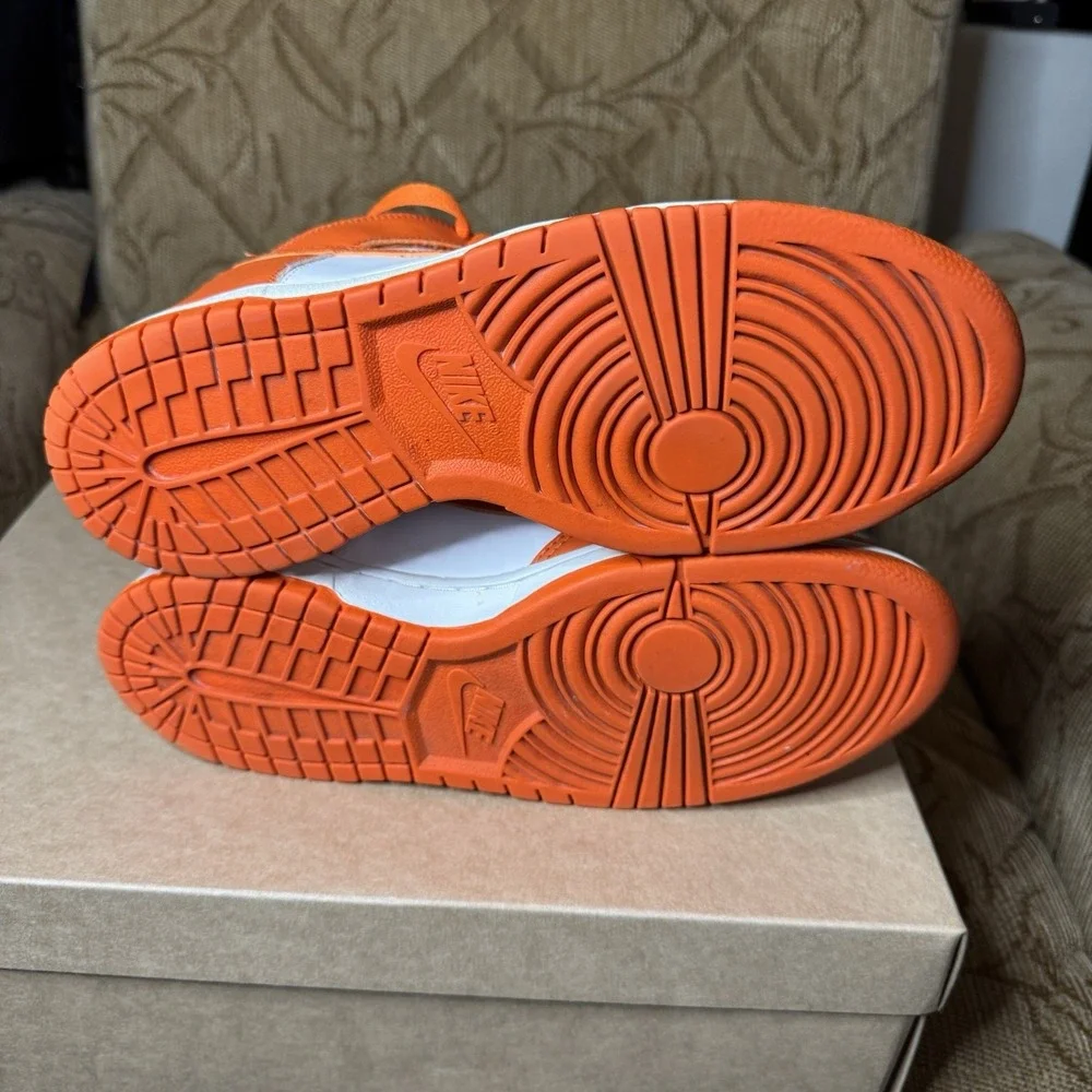 Nike Dunk High SP Syracuse 2021 7Y 8.5W‎ GS DB2179-100 Blaze Orange